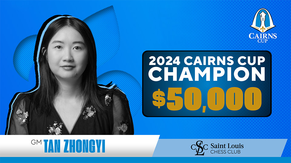 2024 Cairns Cup Winner | GM Zhongyi